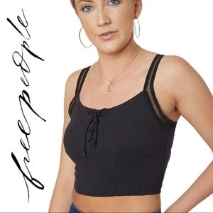 FREE PEOPLE Intimates She’s Fancy Brami Black S